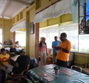 Archer House with Dad and Nickolai